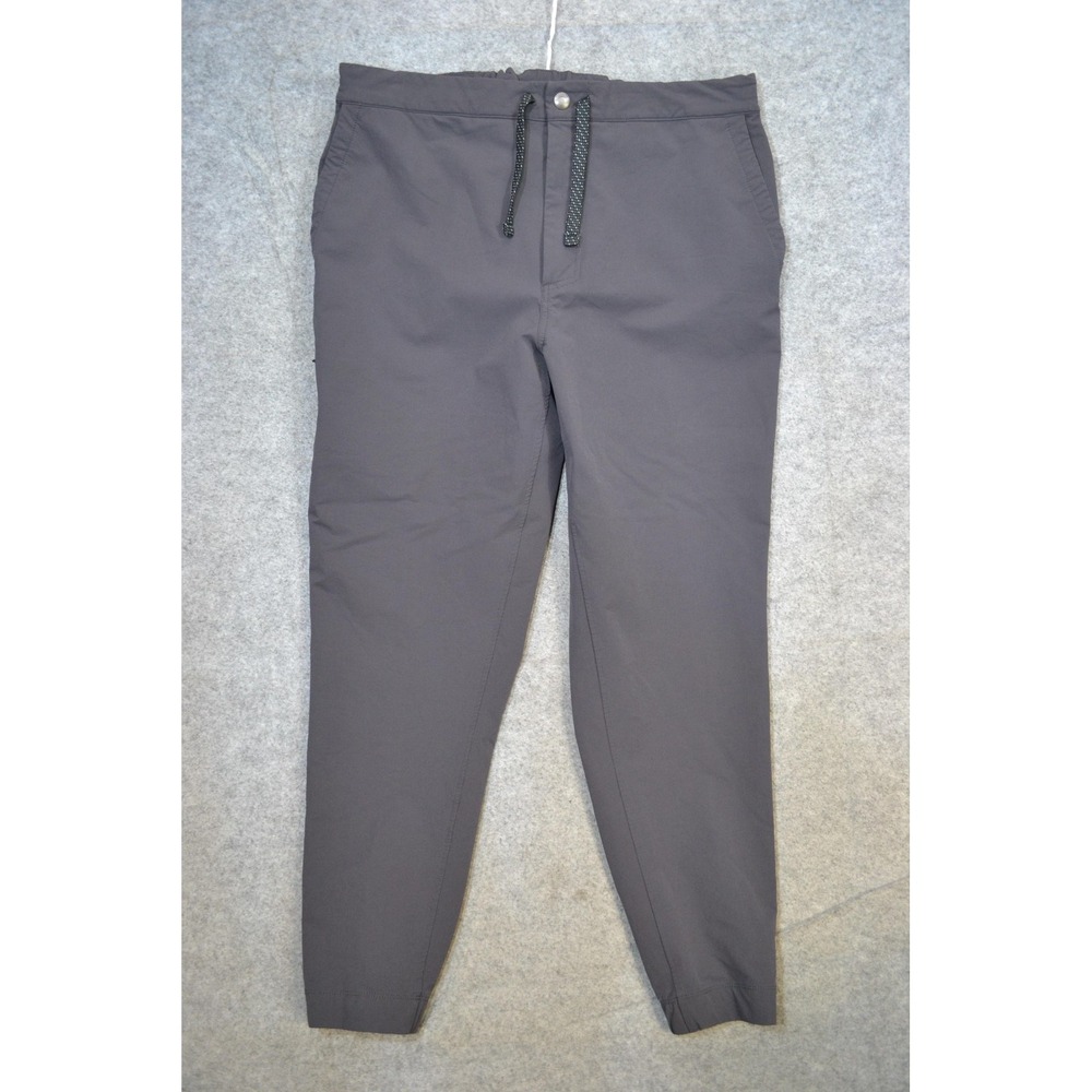 Patagonia Skyline Traveler Pants Mens XL Grey Jogger Lined Zip Pocket Hiking